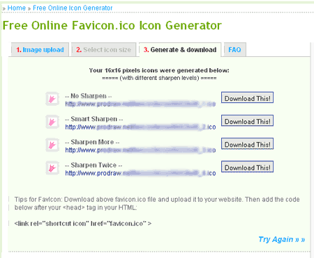 Favicon.ico size